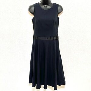 Banana Republic Woman Black Stretch WOOL Dress Size S